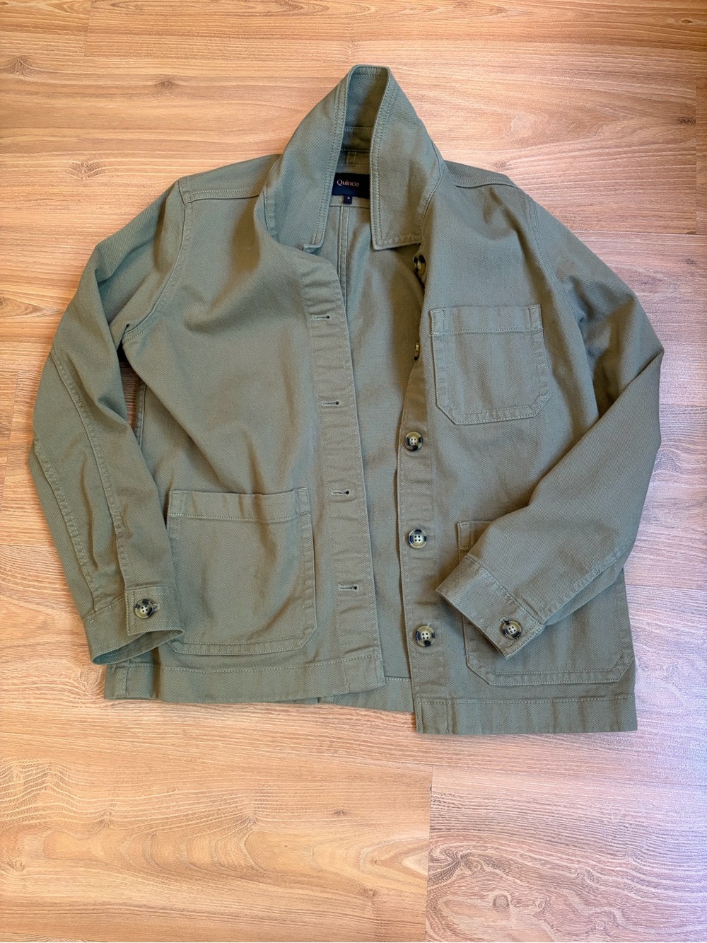 Quince women’s green jacket small
